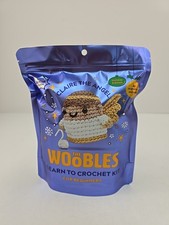 New The Woobles Claire the Angel Crochet Kit Holiday Edition with Glitter Yarn
