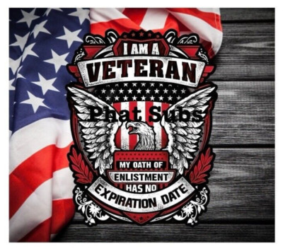 20oz Sublimation Tumbler Wrap I Am A Veteran Ready to Press Heat Transfer