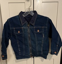 Rebble pebble Wende Jacke blouson reversable  NWT Blue Color Denim