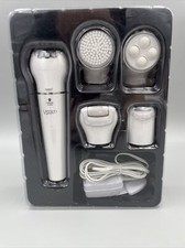 Epilator Facial Hair Removal Women 5 Head Shaver Trimmer Massager Exfoliator NEW