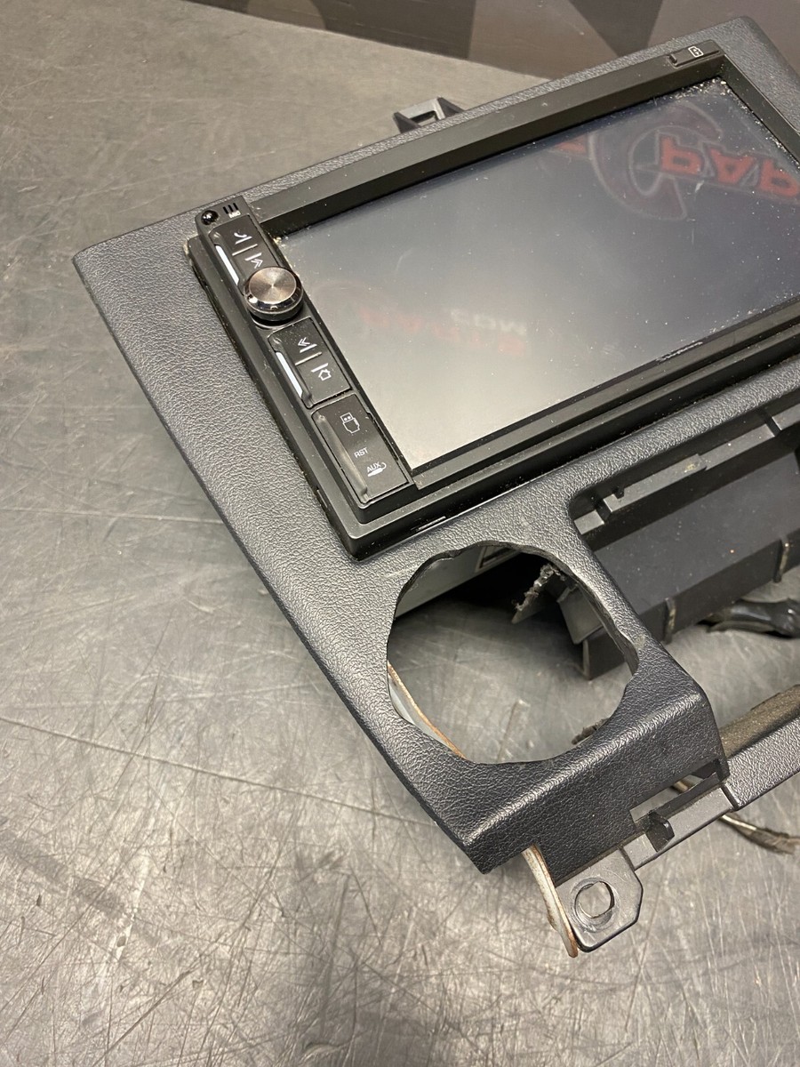 1998 NISSAN 240SX JOYBRING DOUBLE DIN HEAD UNIT WITH SURROUND USED