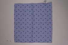 BAR III Blue Toucan Print 100 Cotton Pocket Square Handkerchief NEW