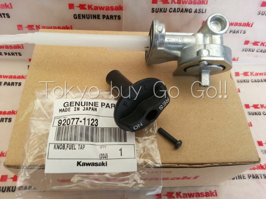 0Kawasaki Ninja ZX-6R ZX-9R ZZR600 Fuel Tap Petcock + KNOB NEW