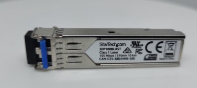 STARTECH.COM SFP100BLXST MSA COMPLIANT 100 MBPS FIBER SFP TRANSCEIVER MODULE ...