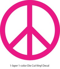 2 - 24 Peace Sign Die Cut Vinyl Decal Sticker - Made In Usa Same Day Shipping 2 - 24 Peace Sign Die Cut Vinyl Decal Sticker - Made In Usa Same Day Shipping