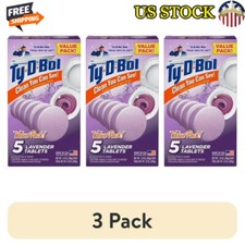 Toilet Bowl Cleaner Tablets 5 Pack Automatic Lavender Fresh Odor Control Indoor