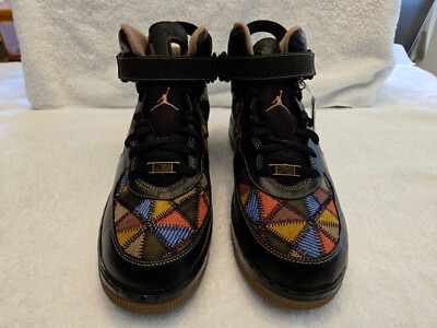Air Jordan Fusion 6 Premium BHM Men\'s Black Sneaker 349902-021 US Size 11 Air Jordan Fusion 6 Premium BHM Men main image 2