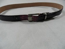 Ralph Gladen original python belt purple size 90 excellent je319