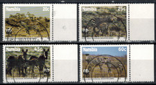 1 Satz Briefmarken Namibia 702/705 o Naturschutz Bergzebra # 892