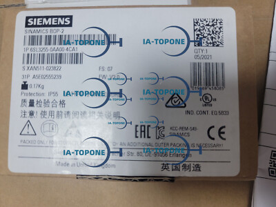 6SL3255-0AA00-4JA2 - Motor & Motion Control (Siemens) - Heitek