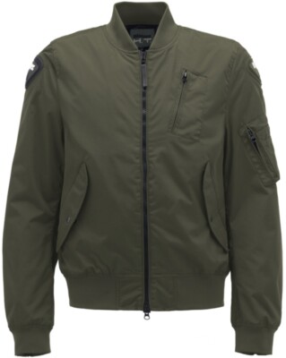 Jacket Bomber Fabric Motorcycle Man Blauer HT Maverick Green Air Vents TG XL