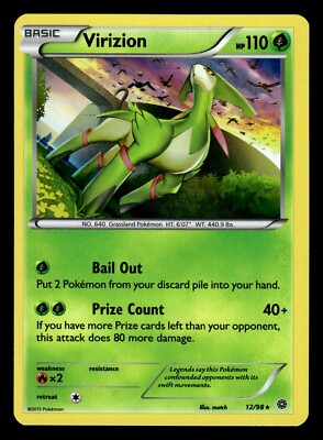 Pokemon Virizion 12/98 Ancient Origins Holo Rare Card | eBay
