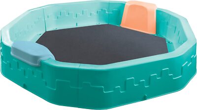 Kindersandkasten mit Zwei Sitzen Der Sandkasten Terrasse und Garten 150x150x25cm