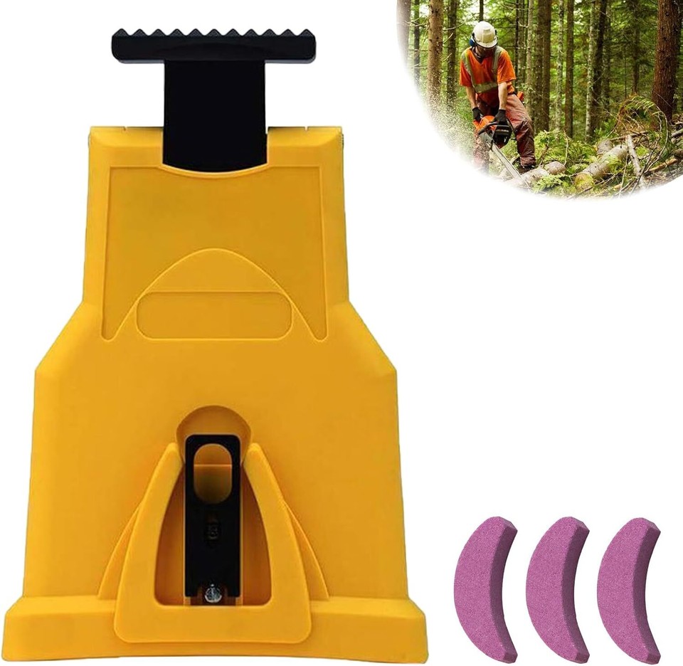Sherem Universal Chainsaw Sharpener, Portable Chainsaw Teeth Sharpener
