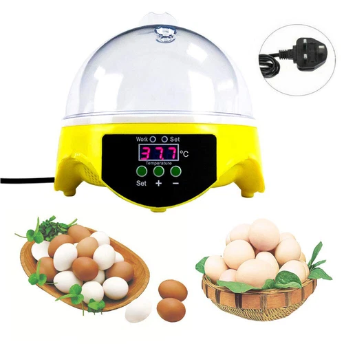 Egg Incubator Hatching Machine Breeder Portabel Chicken Eggs Hatcher for 7 Eggs - Picture 5 of 18