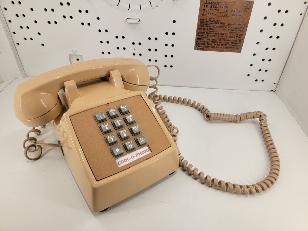 COOL-O-PHONE Western Electric Bell System Pinkish Beige 2500MM | eBay