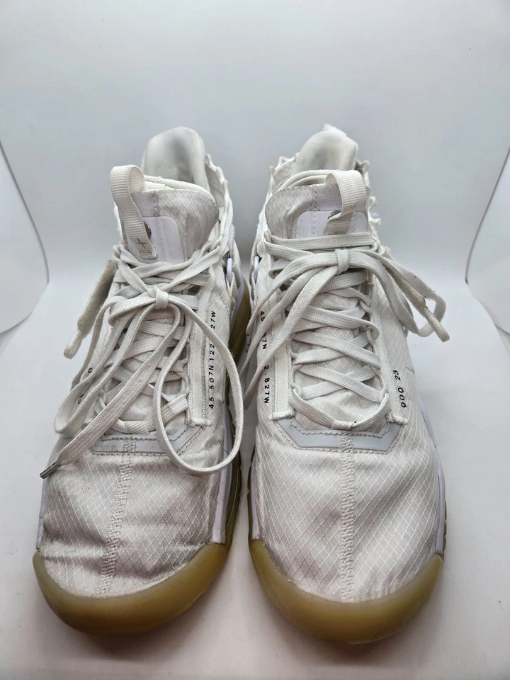 Jordan Proto Max 720 Zapatos Para Hombre 9.5 Platino Puro Blanco Atlético Gimnasio Tenis Foto 2 de 4