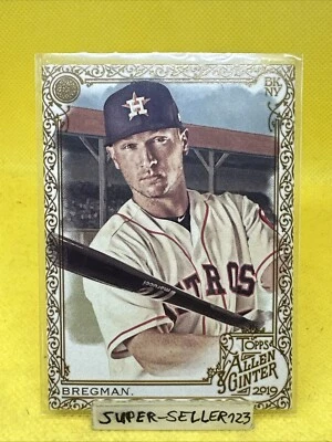 2019 Topps Allen & Ginter - ALEX BREGMAN / Houston Astros GOLD BOARDER #29 - SP - Bild 1 von 3