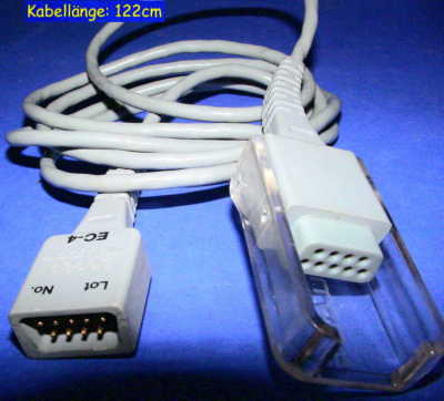 NELLCOR SpO2 SENSOR EXTENSION CABLE EC4 Verlängerung Kabel Pulsoximeter Oxygen Y