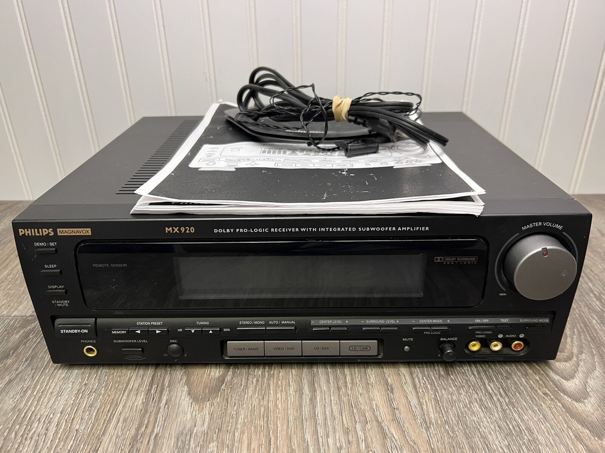 PHILIPS MAGNAVOX MX920 AM-FM Stereo Receiver *No Remote*