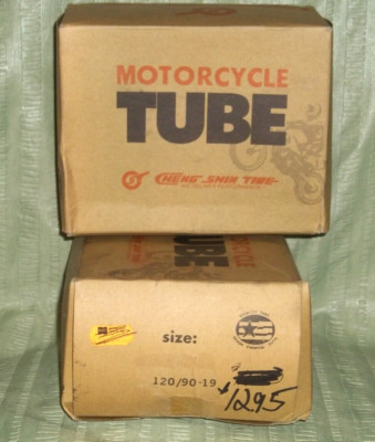 NOS Cheng Shin Tire MOTORCYCLE INNER TUBE X2 Size 120/90-19 (#4961