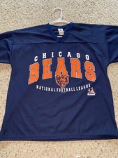 Vintage 90s Chicago Bears Jersey T-Shirt Adult XL Made In USA