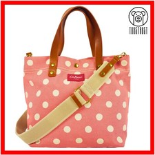Cath Kidston Small Cross Body Bag Shoulder Grab Button Spot Twill Polka Dot CF32