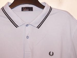 fred perry twin tipped polo t shirt grey