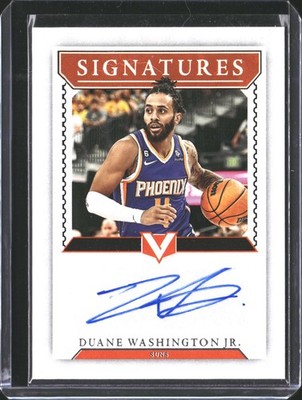 2022-23 Panini Chronicles #VS-DWJ Duane Washington Jr. Vertex Signatures