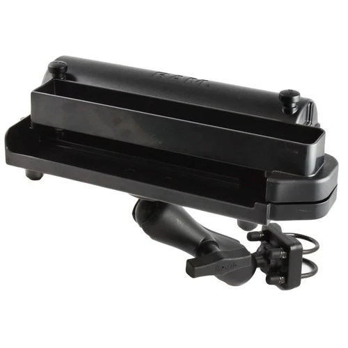 RAM Dual U-Bolt Rail Mount with Custom Holder for Brother PocketJet Printer