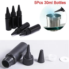 5pc 30ml Empty Resin Glue Dropper Bottles Liquid Refillable Storage Conta.SE