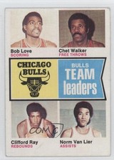 1974-75 Topps Bob Love Chet Walker Clifford Ray Norm Van Lier #84 HOF 0a1