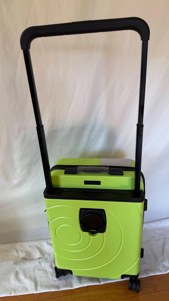 Travelers Club Platinum Estuche Rígido Equipaje de Mano 20" USB Portavasos Verde Lima Foto 4 de 4