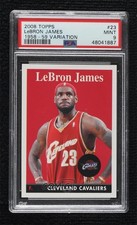 2008-09 Topps 1958-59 Variations LeBron James #23 PSA 9 MINT 04m8