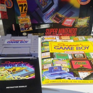 Nintendo Super Game Boy Adapter for SNES SNS-A-SG-USA w/ Box Manual
