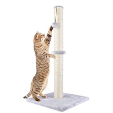 29" Height Tall Cat Scratching Post, Claw Scratcher with Sisal Rope and Cover...