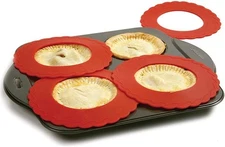 Set of 4 Mini Silicone Crust Shields