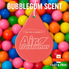 24 x Bubble Gum Car Air Fresheners Long Lasting Hanging Scent Home Car Van Taxi