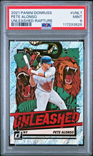 2021 Panini Pete Alonso #UNL7 (UNLEASHED RAPTURE) PSA 9 MINT (LOW POPULATION)