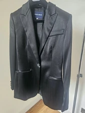 Stunning Giorgio Armani vintage tailored black Classico jacket, size 42 EU