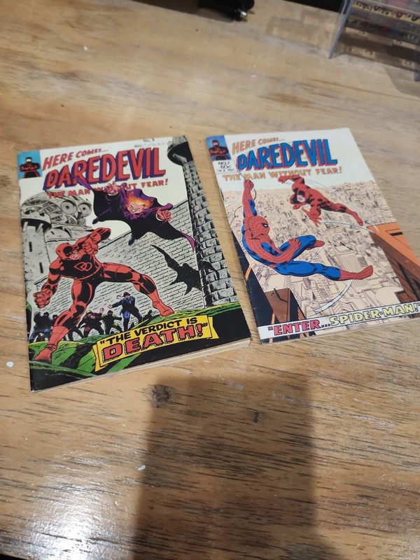 DAREDEVIL #7 & #8 DIGEST SIZE YAFFA PUBLISHING 1980 Australian Reprint Lot
