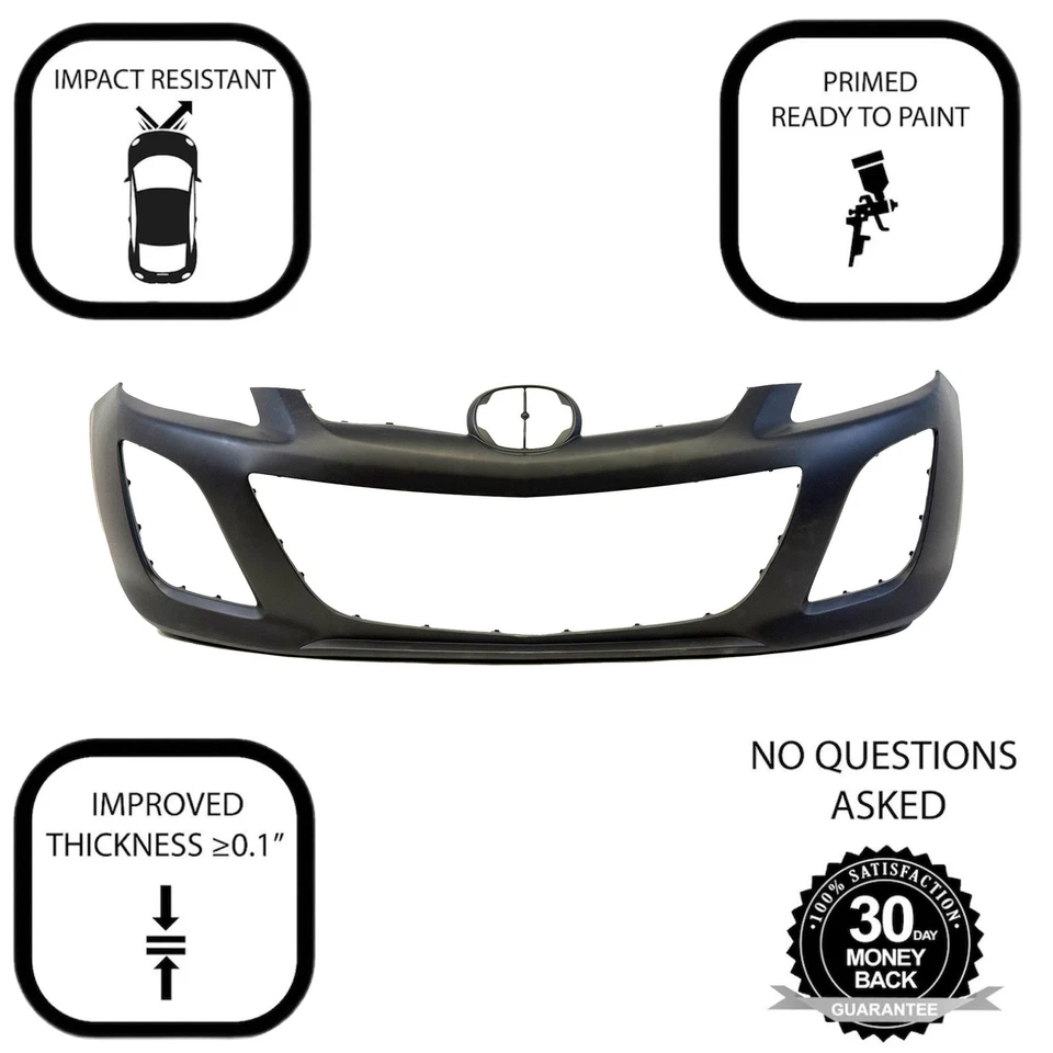 Cubierta de parachoques delantero para Mazda CX-7 2010-2012 cebado EH4450031FBB MA1000226 Foto 3 de 4