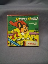 Vintage MIGHTY MOUSE Winning the West Super 8 Terrytoons 504 1962 Ken Films 8mm