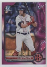 2022 Bowman Chrome Prospects Fuchsia Lava Refractor 118/199 Niko Kavadas n0c