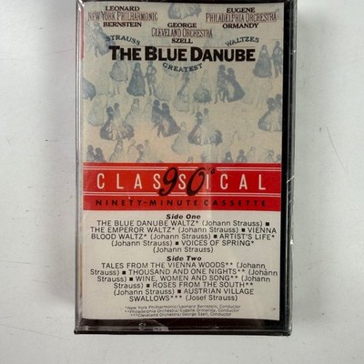Johann Strauss Blue Danube Greatest Waltzes Cassette 1981 CBS Masterworks Neu