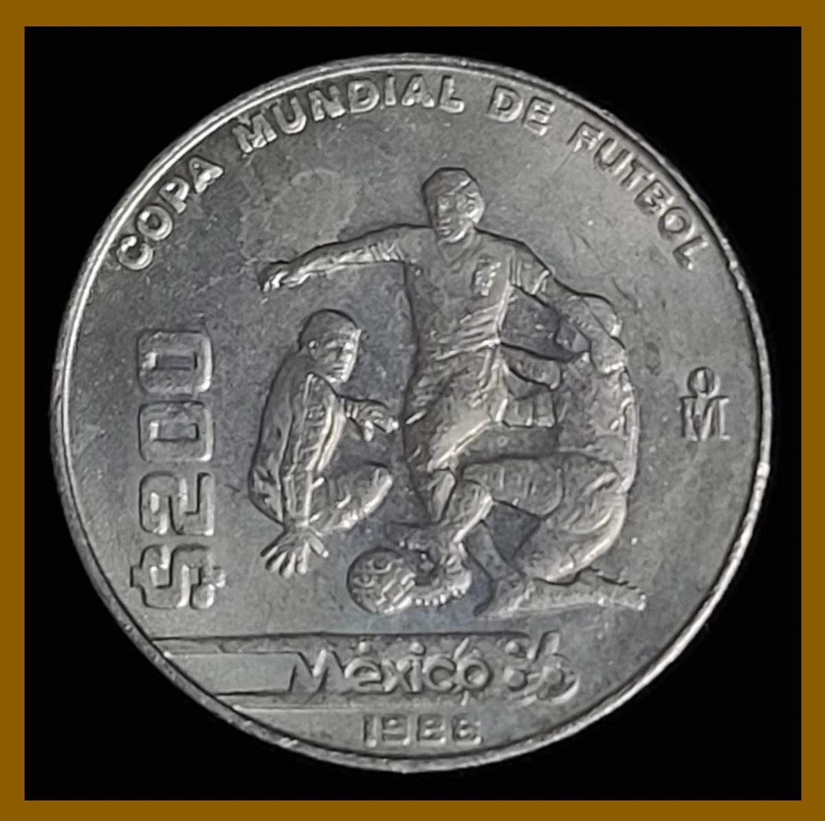 Uncertified 200 Pesos Denomination 1986 Mexican Coins (1905-Now