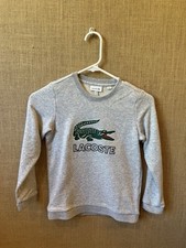 Lacoste Boys Grey Sweatshirt Size 8