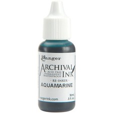 Ranger ARR5-30867 Re-Inker Archival, Aquamarine, .5 fl oz