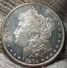 1879-s Morgan Silver Dollar Brilliant Uncirculated Cameo With Mirrors