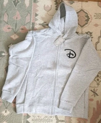 SWEAT ZIP DLPARIS GRIS XL Disneyland Paris - Photo 1/3